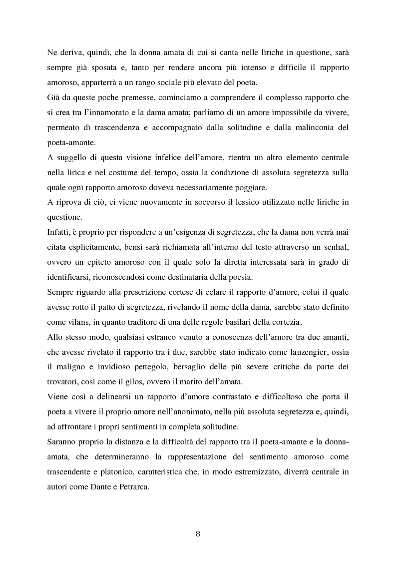 Anteprima della tesi: L'esordio invernale nei trovatori, Pagina 9