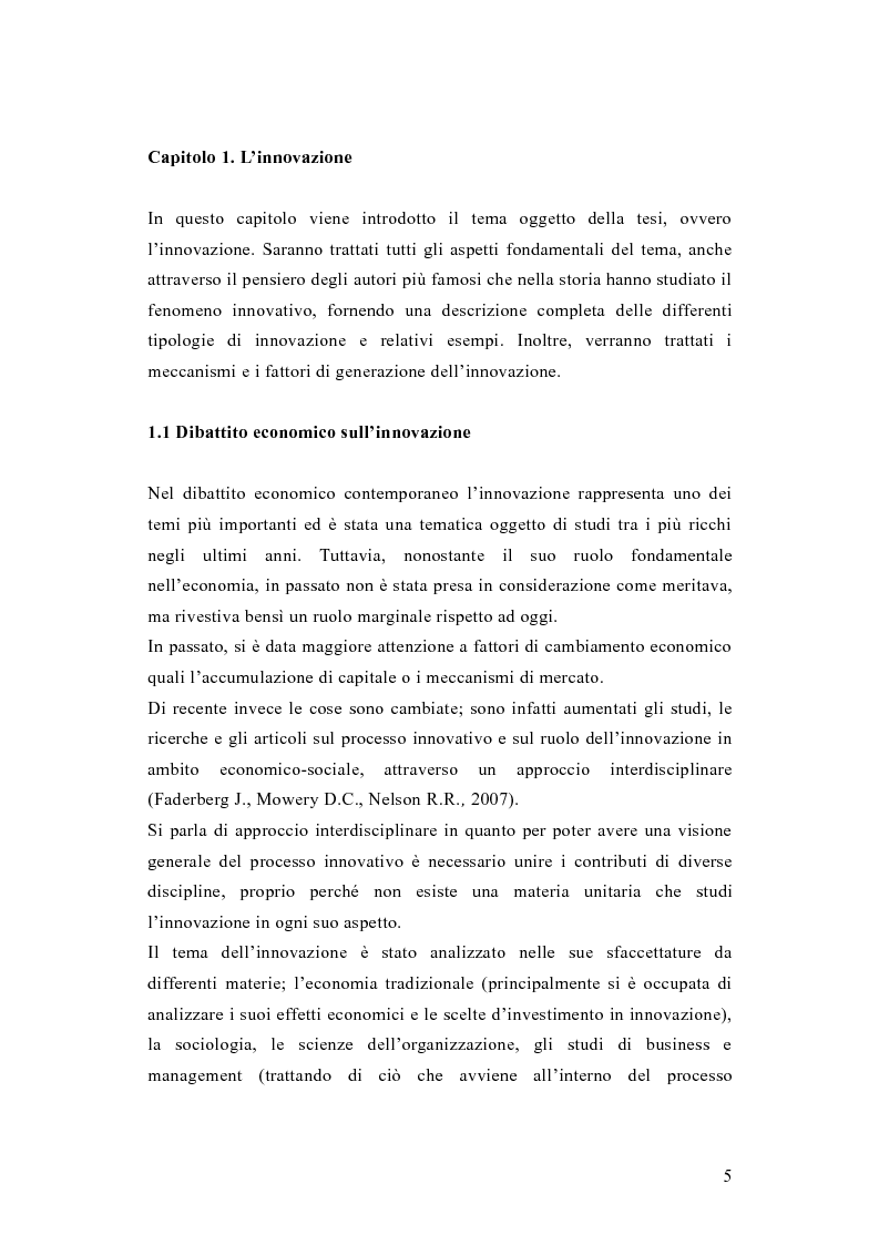 Anteprima della tesi: L'innovazione come fattore critico di successo nel settore dei macchinari per la lavorazione della plastica, Pagina 4