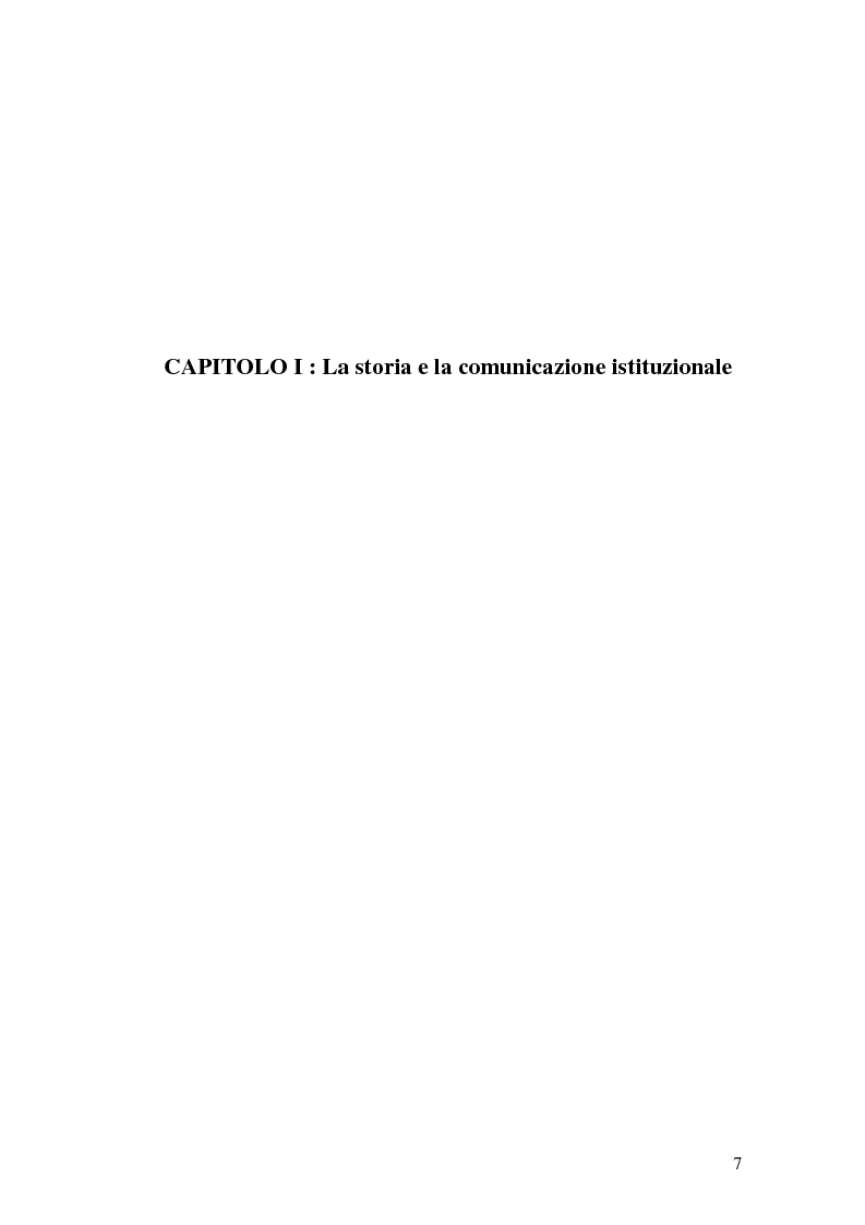 Anteprima della tesi: La Comunicazione Pubblica: Il Caso di un Progetto dell'Aeronautica Militare, Pagina 5