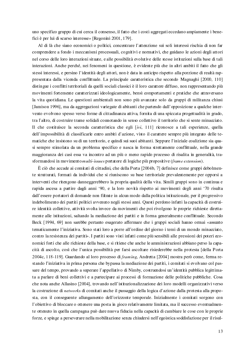 Anteprima della tesi: Processi decisionali e movimenti di protesta tra scienza e politica. Una comparazione tra Italia e Francia sul caso alta velocità, Pagina 13