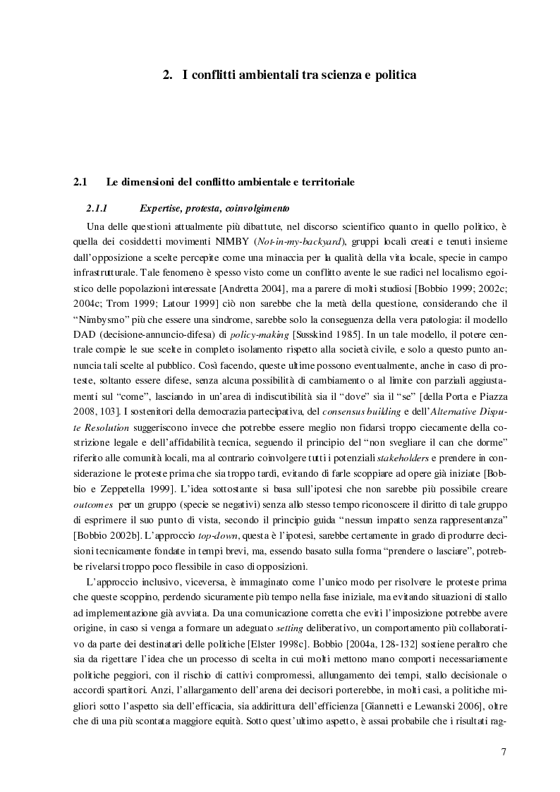 Anteprima della tesi: Processi decisionali e movimenti di protesta tra scienza e politica. Una comparazione tra Italia e Francia sul caso alta velocità, Pagina 7