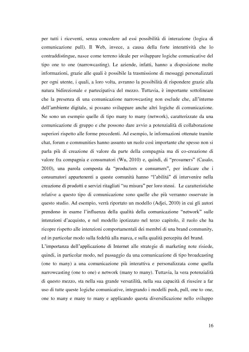 Anteprima della tesi: Dinamiche interne di una Brand Community e comportamento del consumatore: il caso Vespa, Pagina 11