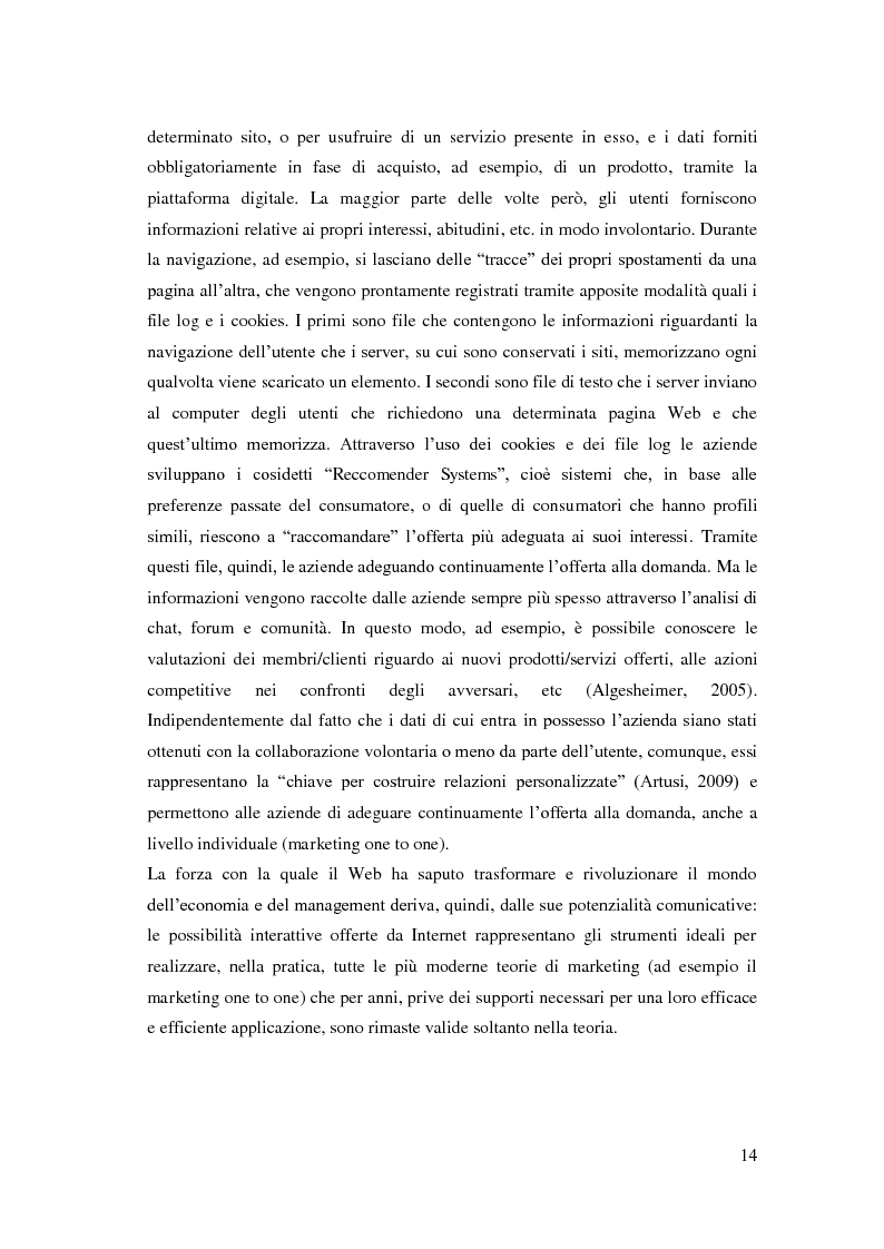 Anteprima della tesi: Dinamiche interne di una Brand Community e comportamento del consumatore: il caso Vespa, Pagina 9