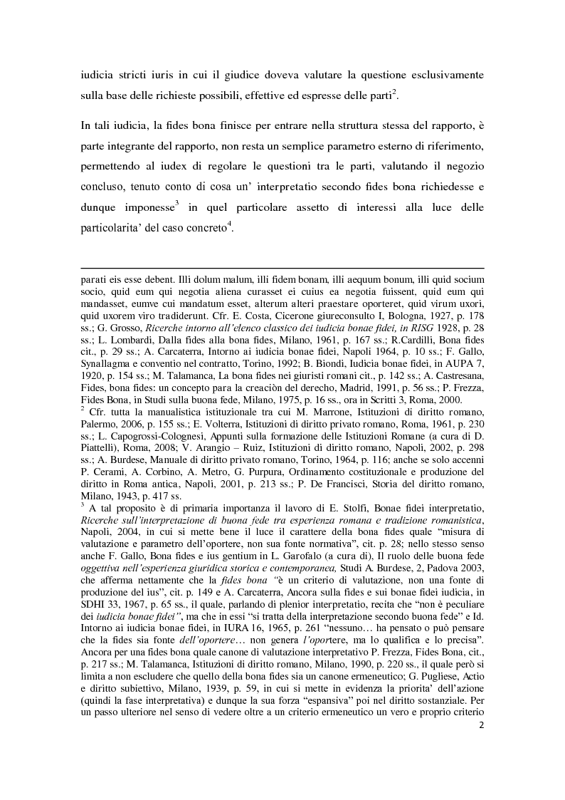 Anteprima della tesi: Exceptio doli e iudicia bonae fidei, Pagina 3