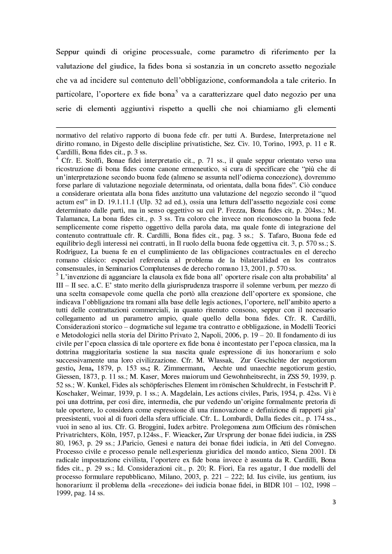 Anteprima della tesi: Exceptio doli e iudicia bonae fidei, Pagina 4