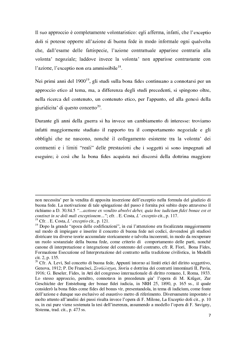Anteprima della tesi: Exceptio doli e iudicia bonae fidei, Pagina 8