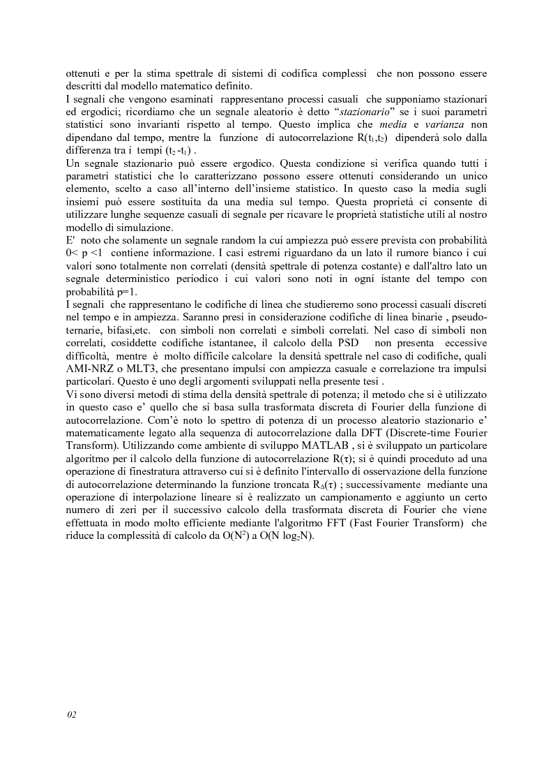 Anteprima della tesi: Analisi codici di linea, Pagina 3
