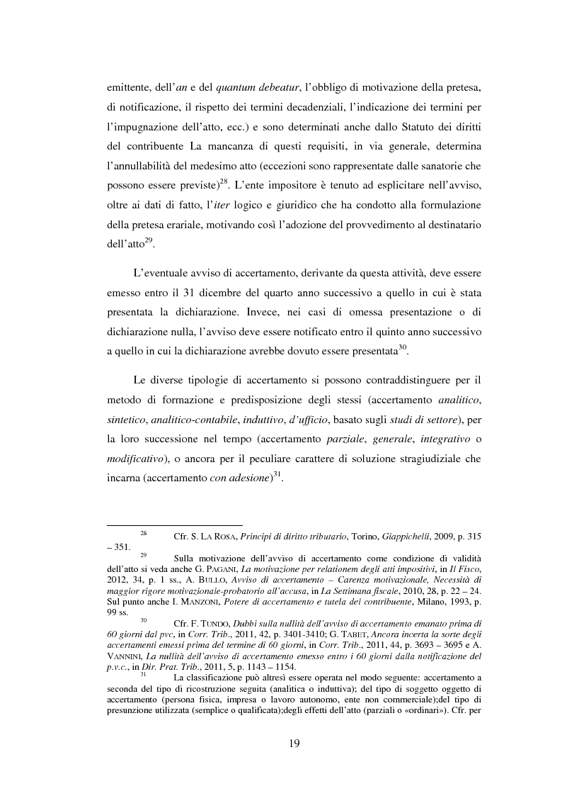 Anteprima della tesi: L'efficacia esecutiva degli avvisi di accertamento, Pagina 11
