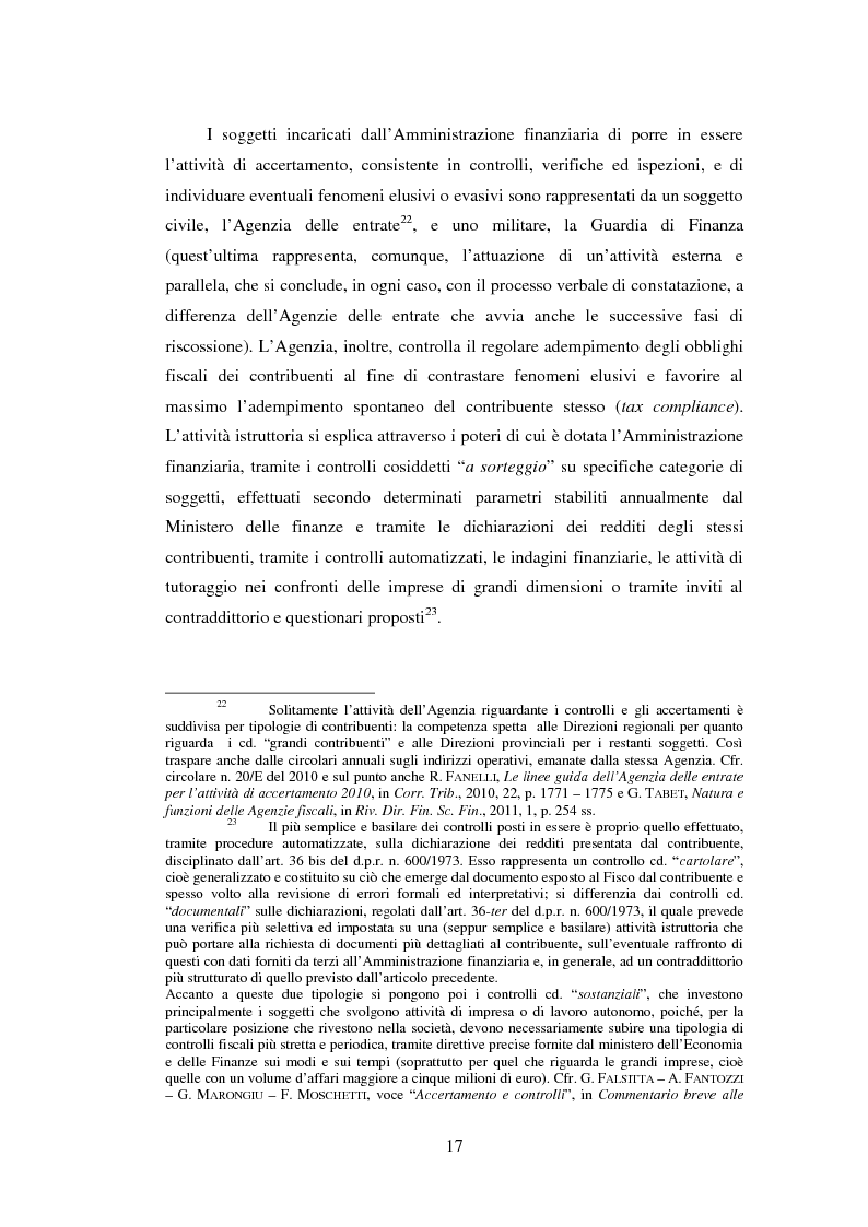 Anteprima della tesi: L'efficacia esecutiva degli avvisi di accertamento, Pagina 9