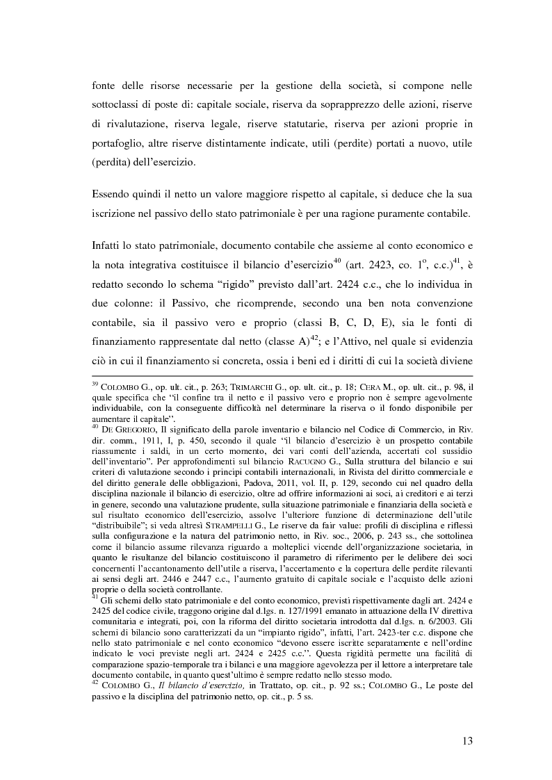 Anteprima della tesi: Le riserve nel diritto societario italiano e gli IAS, Pagina 9