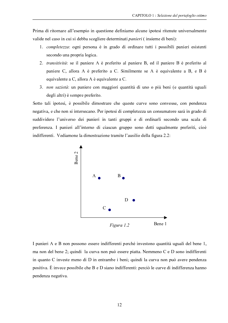 Anteprima della tesi: Modelli di ottimizzazione per la selezione di portafoglio, Pagina 10