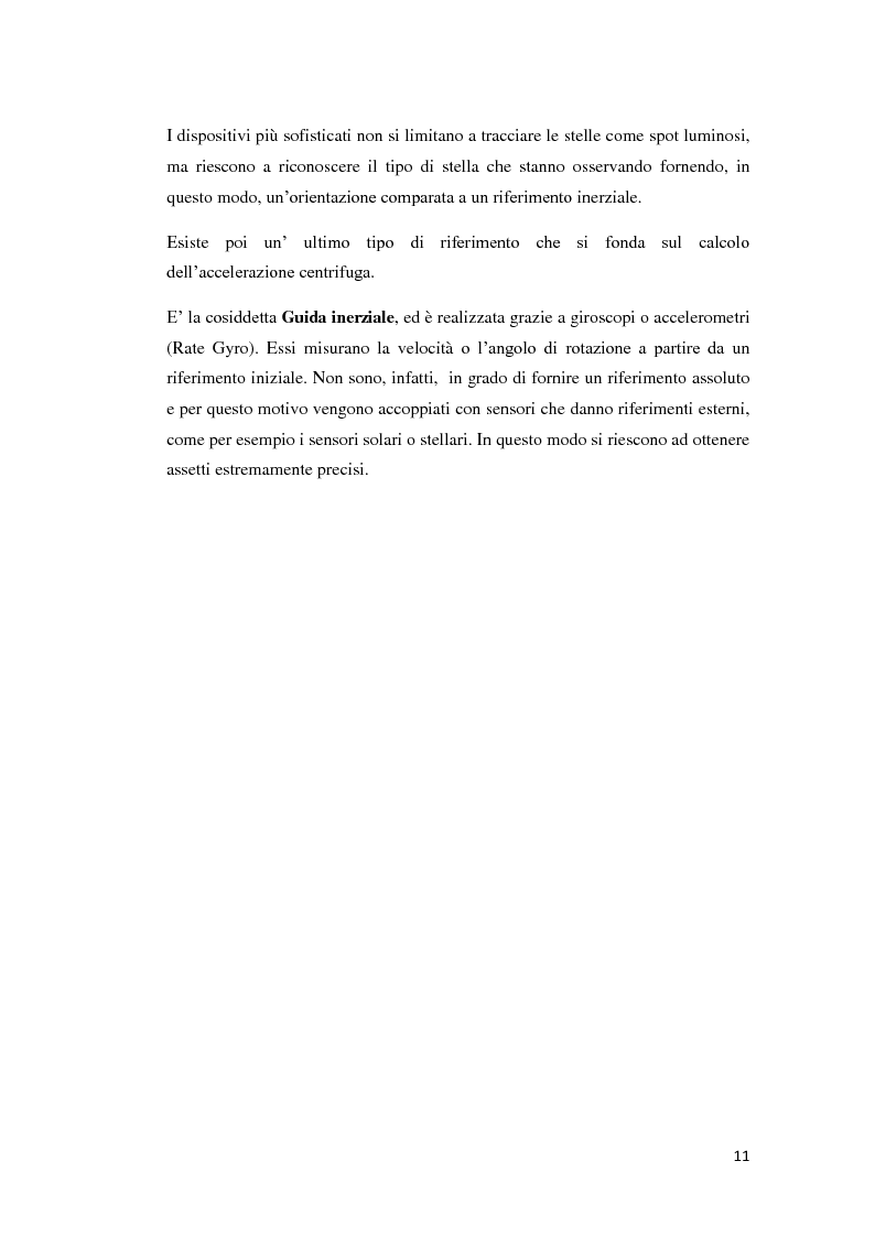 Anteprima della tesi: Algoritmi per la determinazione d’assetto mediante sensori di temperatura., Pagina 9