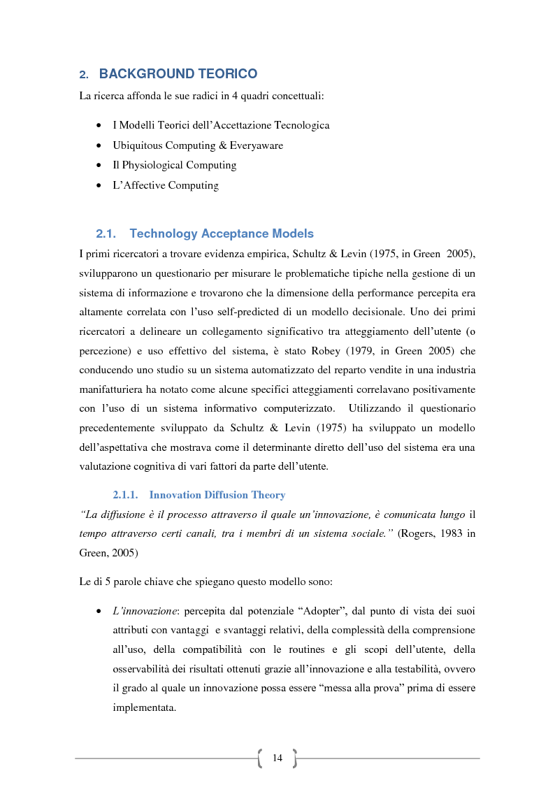 Anteprima della tesi: Tecnologie Indossabili: la valutazione dell’esperienza dell'utente in 6 differenti scenari d'uso., Pagina 11