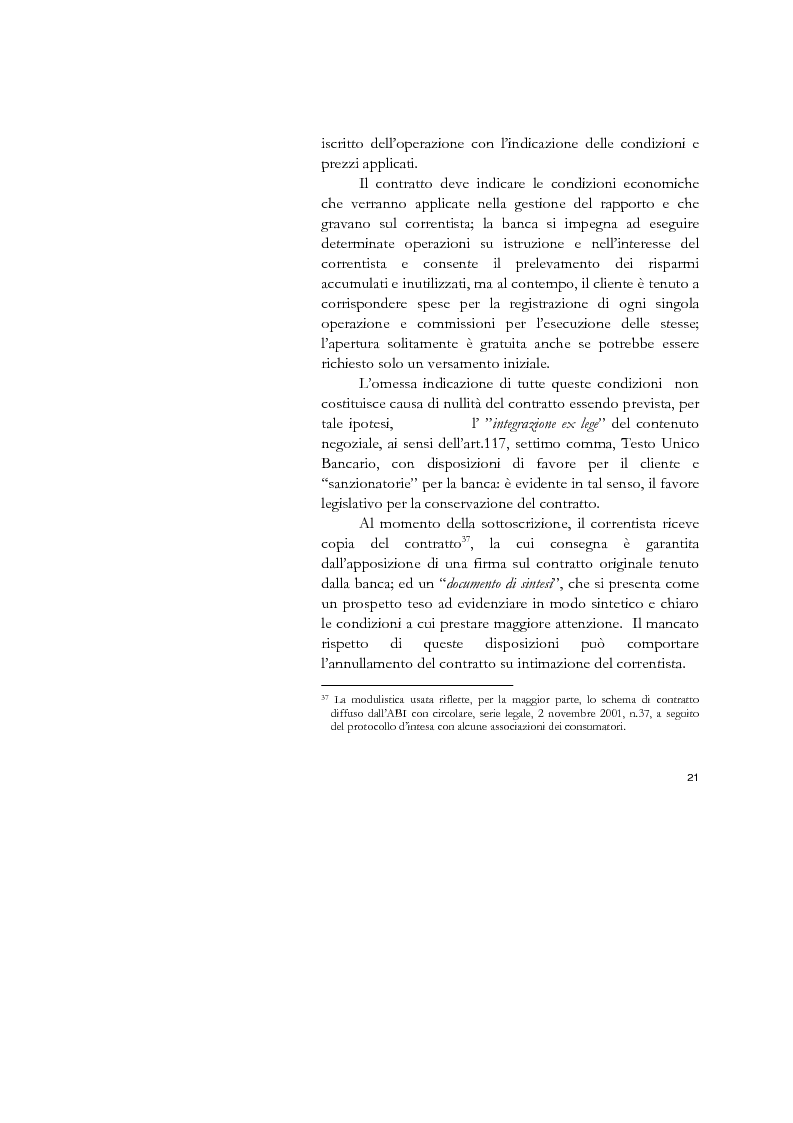 Estratto dalla tesi: Il conto corrente bancario e la revocatoria fallimentare delle rimesse