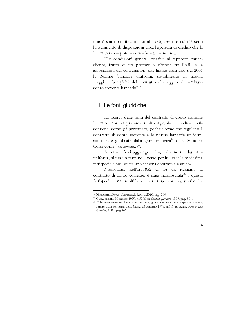 Anteprima della tesi: Il conto corrente bancario e la revocatoria fallimentare delle rimesse, Pagina 11
