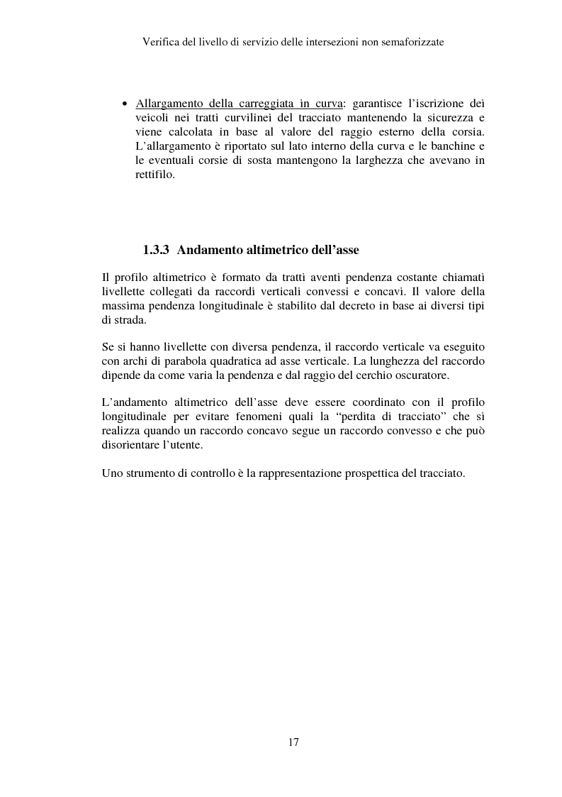 Anteprima della tesi: Verifica del Livello di Servizio delle Intersezioni non semaforizzate, Pagina 12