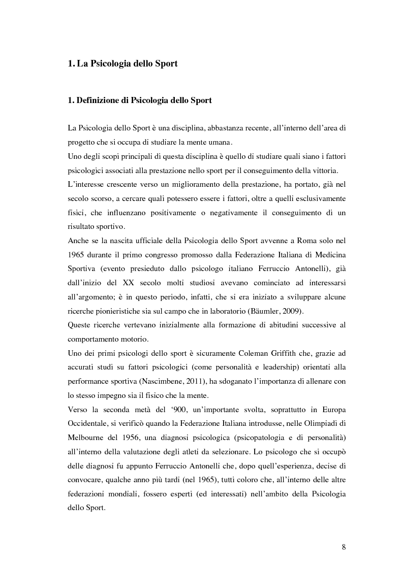 Anteprima della tesi: Coesione di gruppo e dinamiche psicologiche nello sport: uno studio su squadre giovanili di calcio , Pagina 4