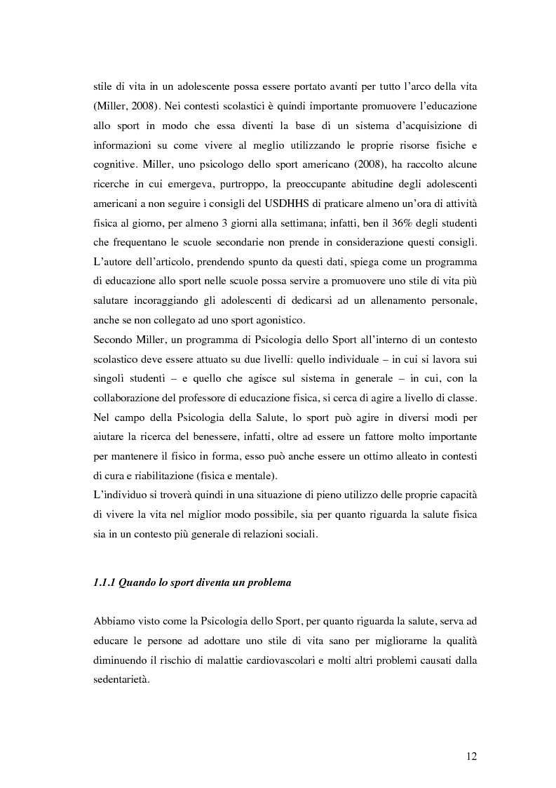 Anteprima della tesi: Coesione di gruppo e dinamiche psicologiche nello sport: uno studio su squadre giovanili di calcio , Pagina 8
