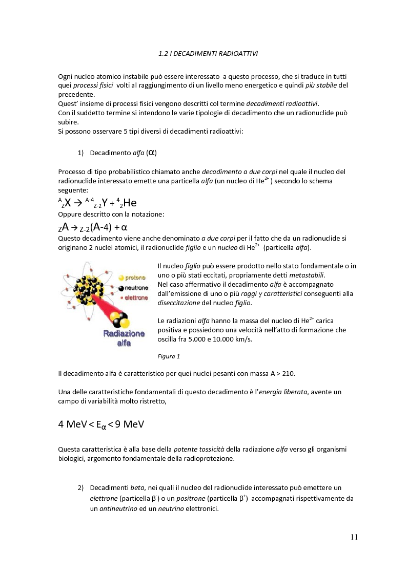 Anteprima della tesi: La radioattività nelle acque destinate al consumo umano nella Regione Toscana, Pagina 7