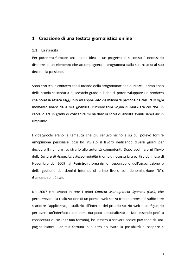 Anteprima della tesi: Gestione di comunità virtuali per la generazione cooperativa di notizie giornalistiche, Pagina 5