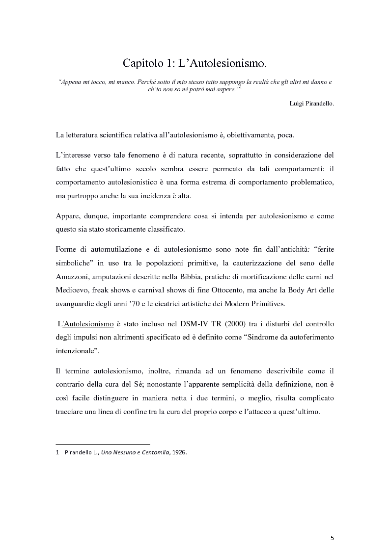 Anteprima della tesi: Il fenomeno dell'autolesionismo nella Sindrome di Lesch-Nyhan , Pagina 4