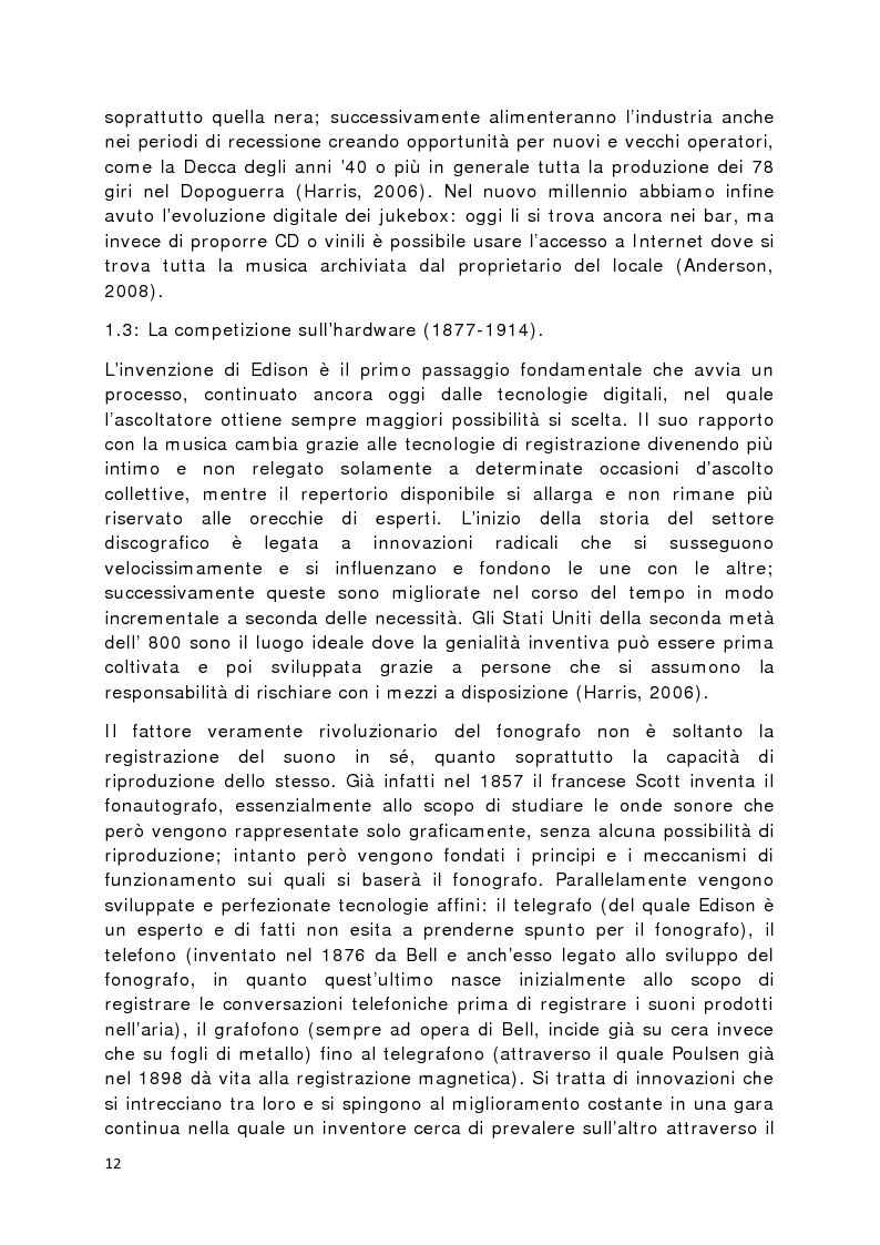 Anteprima della tesi: Il prodotto musicale tra industria e artigianato, Pagina 5