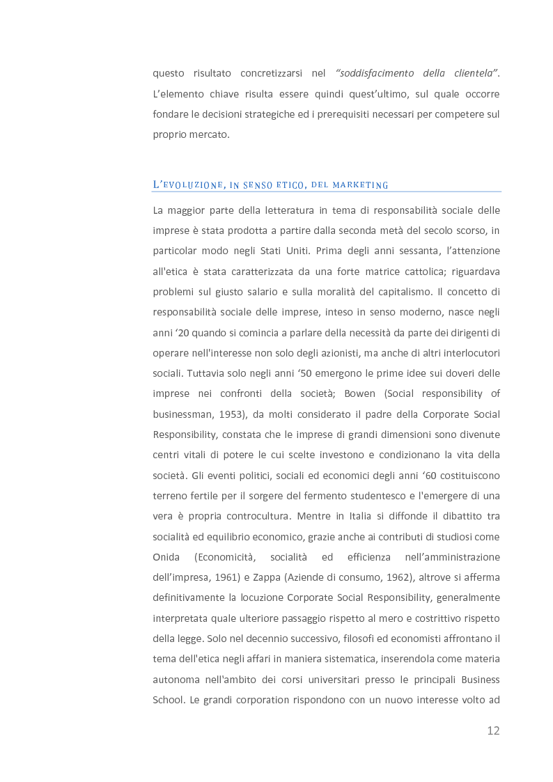 Anteprima della tesi: Come creare valore attraverso la sostenibilità. Il caso Barilla., Pagina 10
