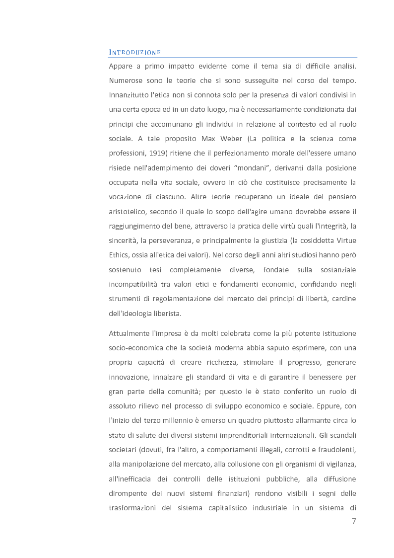Anteprima della tesi: Come creare valore attraverso la sostenibilità. Il caso Barilla., Pagina 5