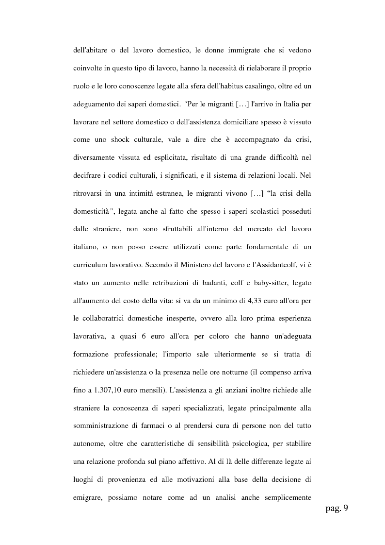 Estratto dalla tesi: Migrazioni femminili in Sicilia, l'importanza delle tradizioni nell'integrazione interculturale