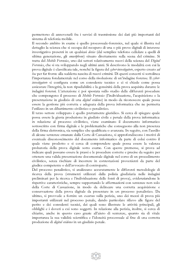 Anteprima della tesi: Problematiche informatico-giuridiche degli SMS e degli MMS, Pagina 3