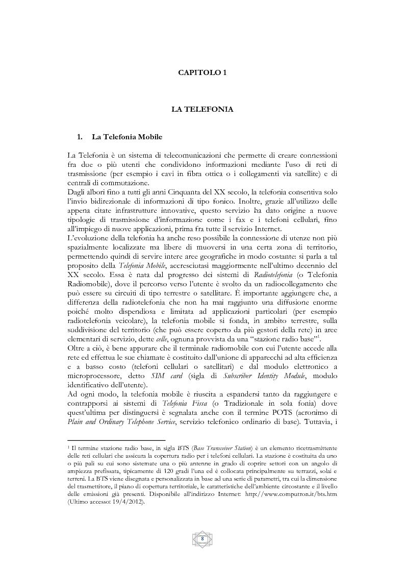 Anteprima della tesi: Problematiche informatico-giuridiche degli SMS e degli MMS, Pagina 5