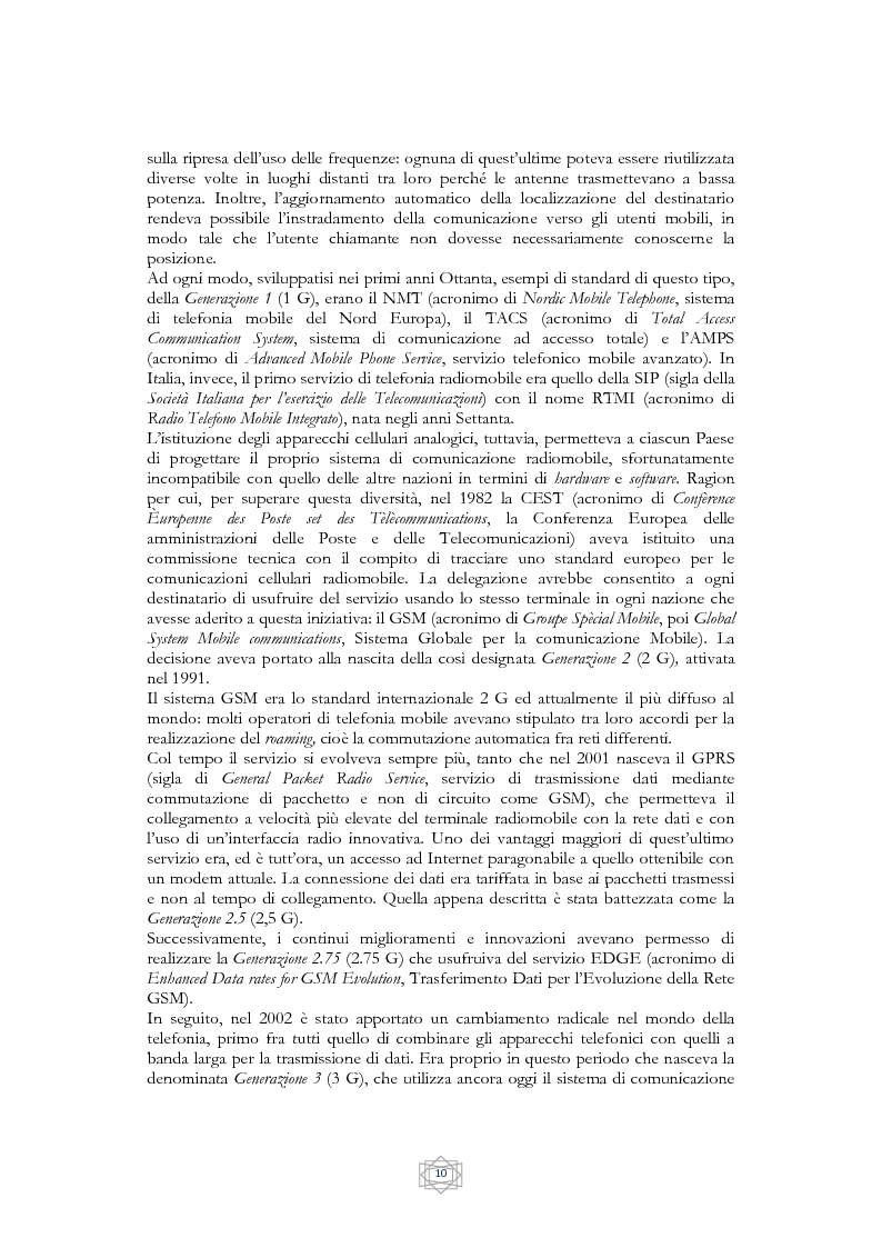 Anteprima della tesi: Problematiche informatico-giuridiche degli SMS e degli MMS, Pagina 7