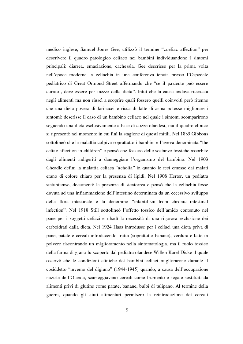 Anteprima della tesi: Reazioni avverse agli alimenti: la sensibilità al glutine. Le nuove ipotesi scientifiche e il ruolo dell'infermiere nell'educazione terapeutica del paziente., Pagina 6