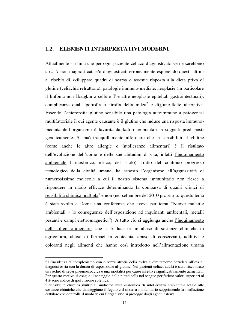 Anteprima della tesi: Reazioni avverse agli alimenti: la sensibilità al glutine. Le nuove ipotesi scientifiche e il ruolo dell'infermiere nell'educazione terapeutica del paziente., Pagina 8