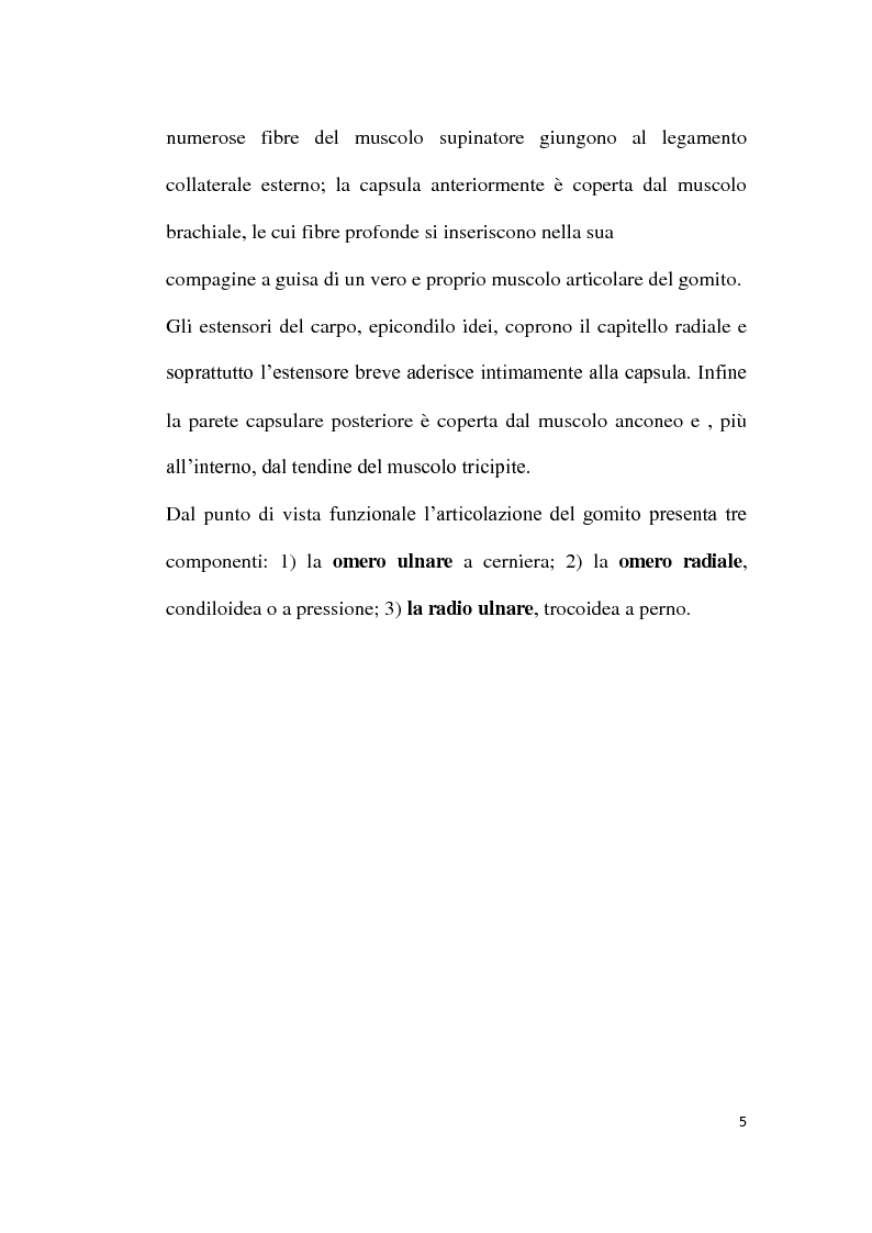 Anteprima della tesi: Il trattamento riabilitativo dell'epicondilite, Pagina 6