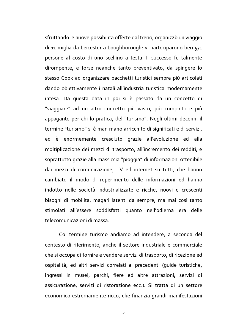 Anteprima della tesi: Il turismo urbano in provincia di Ragusa: l'organizzazione multipolare delle risorse per la competitività turistica del territorio, Pagina 3