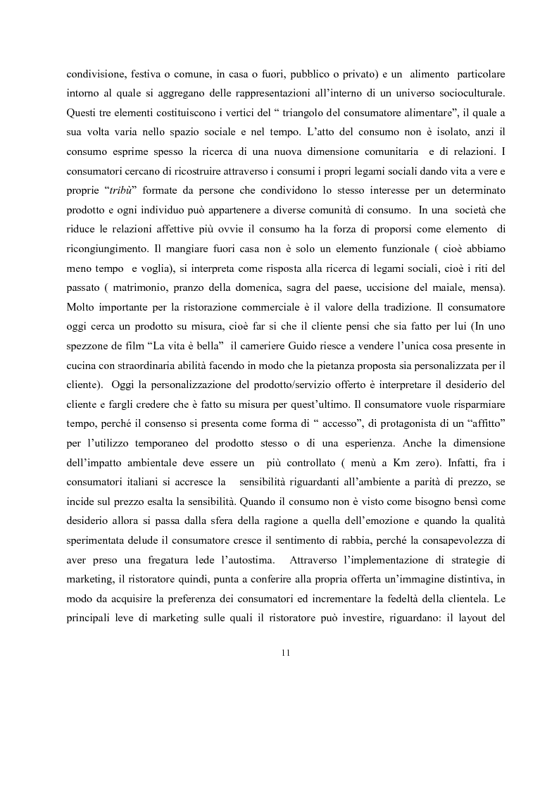 Anteprima della tesi: IL governo di un'impresa di ristorazione: il ruolo del Gastronomo nell'azienda ''Ombre Rosse'', Pagina 8