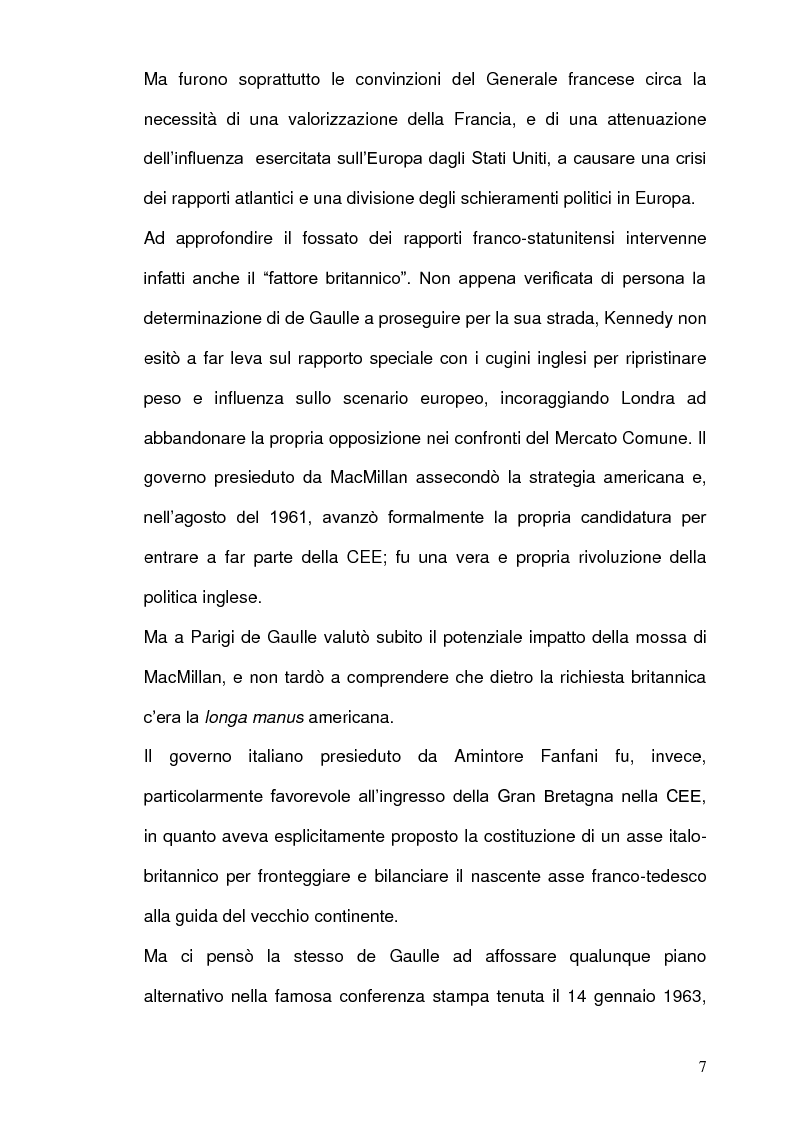 Anteprima della tesi: La Strategia Nucleare in Europa negli anni Sessanta, Pagina 6