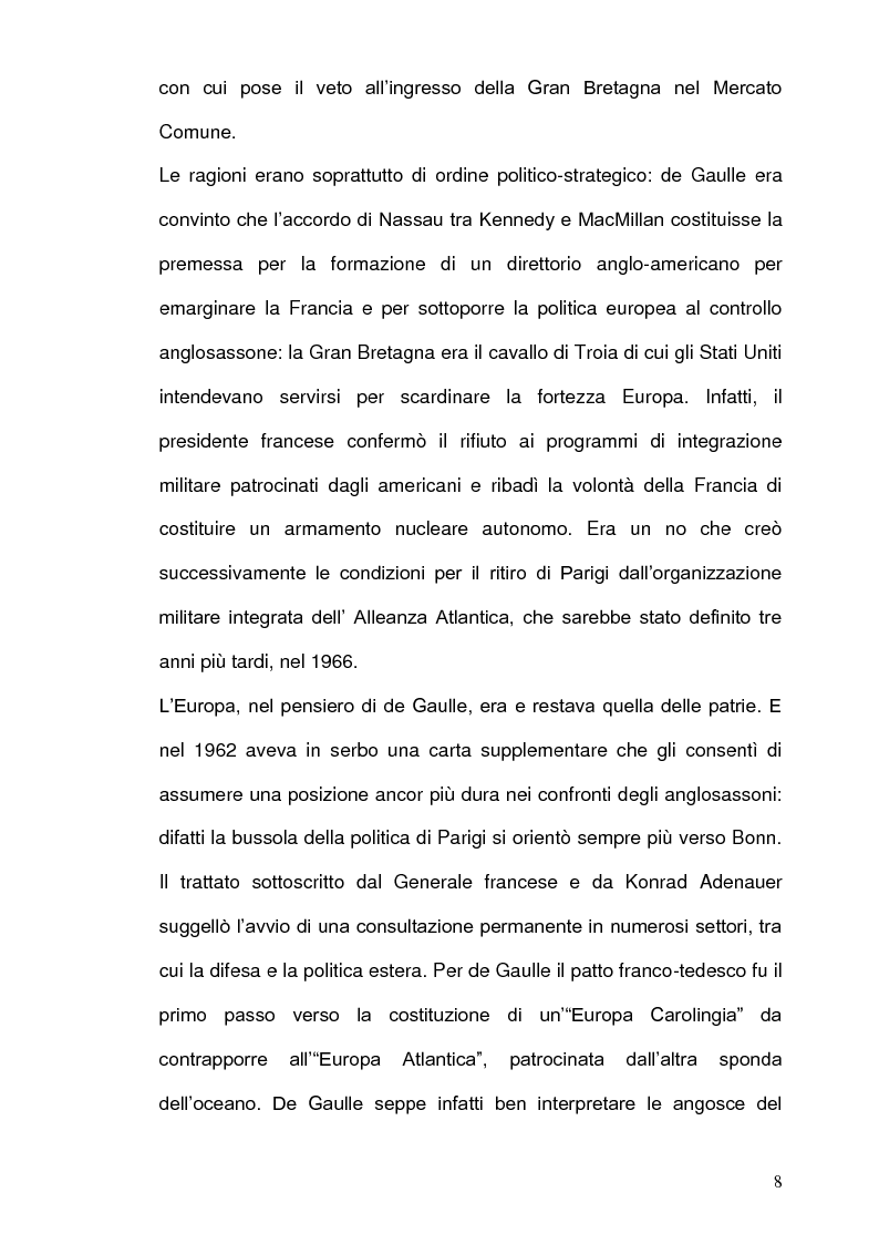 Anteprima della tesi: La Strategia Nucleare in Europa negli anni Sessanta, Pagina 7
