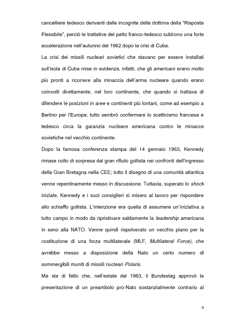Anteprima della tesi: La Strategia Nucleare in Europa negli anni Sessanta, Pagina 8