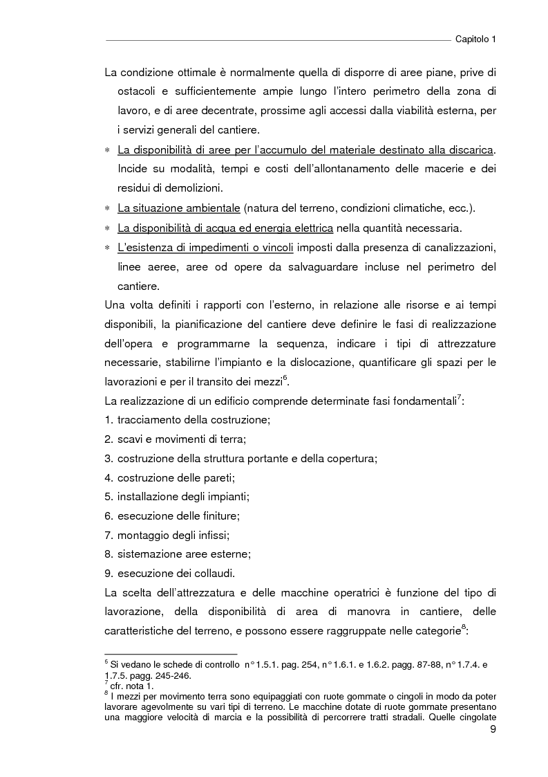 Anteprima della tesi: Il progetto della sicurezza nei cantieri edili. Analisi dell'iter legislativo e verifiche di fattibilità, Pagina 4