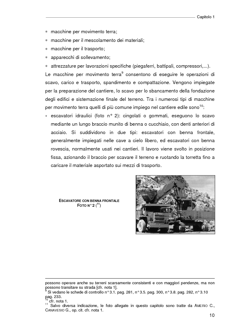 Anteprima della tesi: Il progetto della sicurezza nei cantieri edili. Analisi dell'iter legislativo e verifiche di fattibilità, Pagina 5