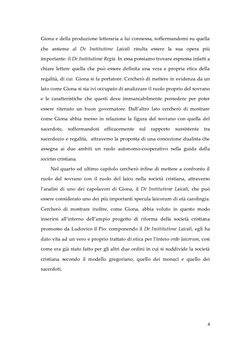 Anteprima della tesi: Giona D'Orleans nella tradizione degli specula principis d'età carolingia, Pagina 3