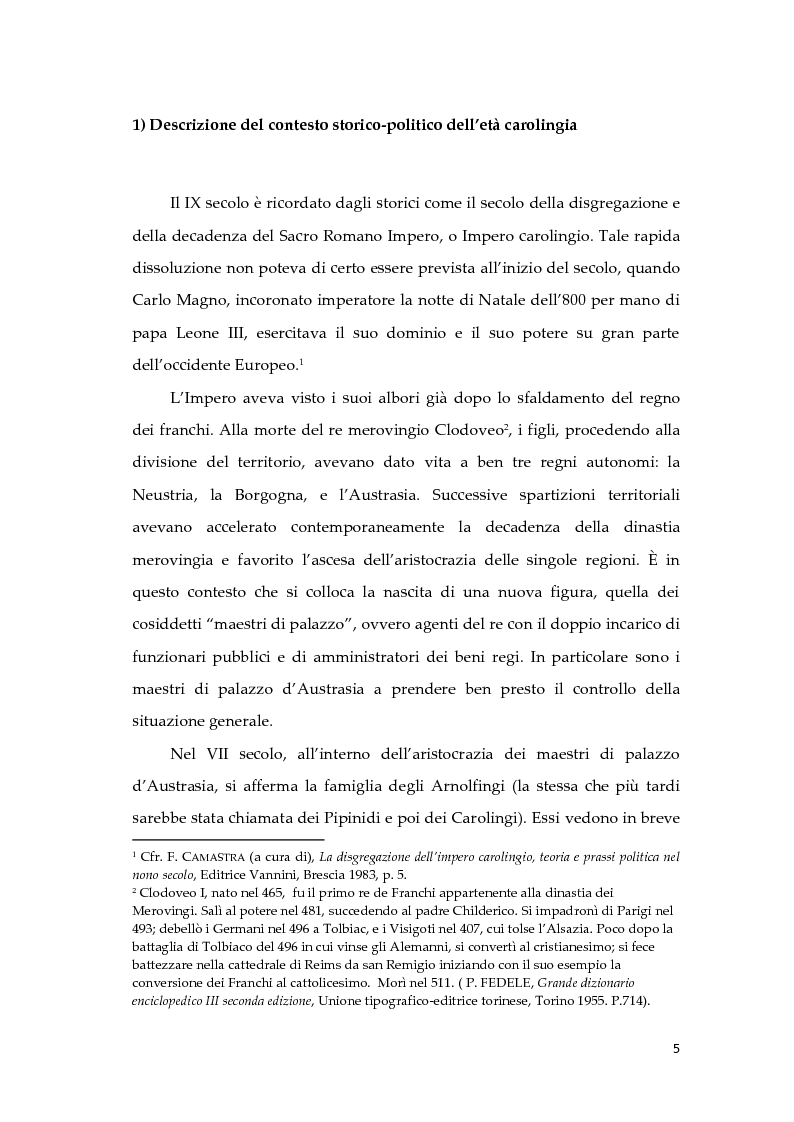 Anteprima della tesi: Giona D'Orleans nella tradizione degli specula principis d'età carolingia, Pagina 4