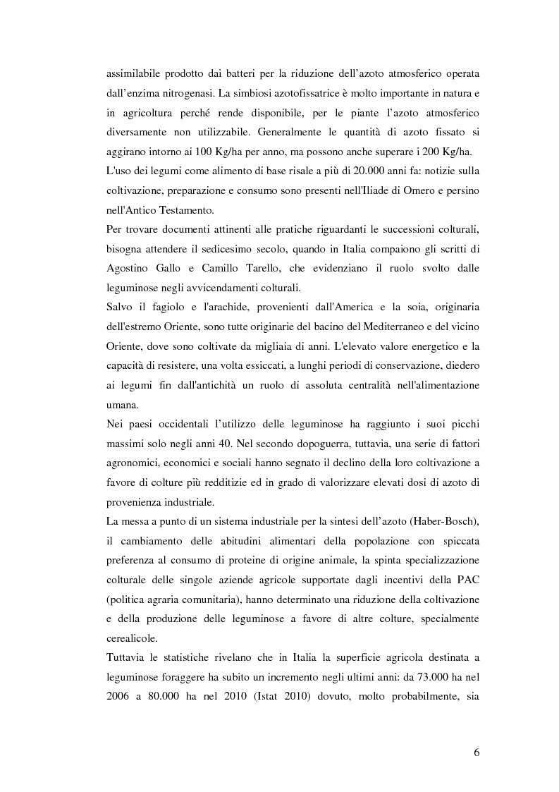 Anteprima della tesi: Biodiversità molecolare in ecotipi di cicerchia (Lathyrus sativus L.), Pagina 5