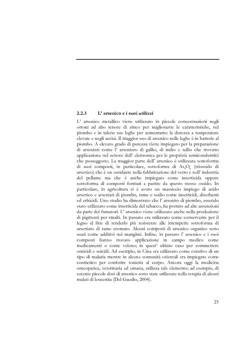 Anteprima della tesi: Indagine sull'applicabilità del chitosano nella rimozione di ioni arseniato dalle acque destinate al consumo umano, Pagina 11