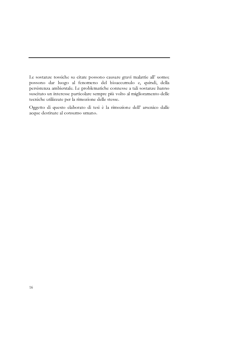 Anteprima della tesi: Indagine sull'applicabilità del chitosano nella rimozione di ioni arseniato dalle acque destinate al consumo umano, Pagina 4