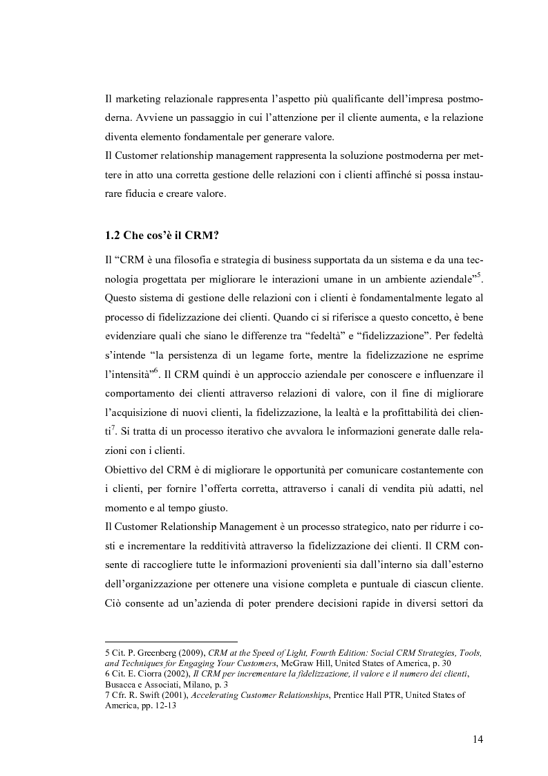 Anteprima della tesi: Social CRM: l'utilizzo di strumenti social come estensione del CRM aziendale. Strategie e scenari nel settore arredo., Pagina 8