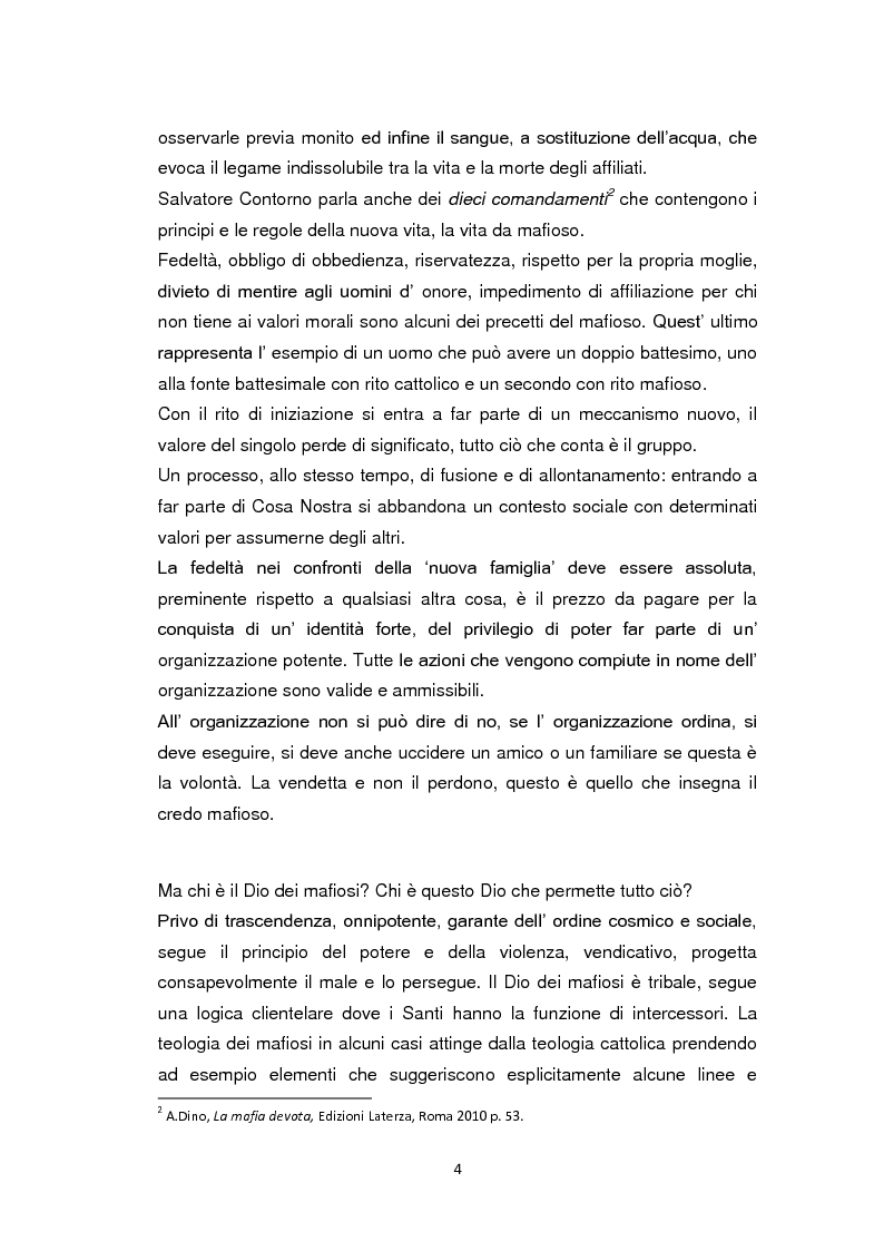 Anteprima della tesi: La Chiesa di fronte alla mafia: 1945-2000, Pagina 3