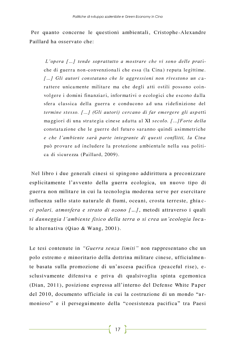 Anteprima della tesi: L'Oriente è Green - Politiche di sviluppo sostenibile e Green Economy in Cina, Pagina 10